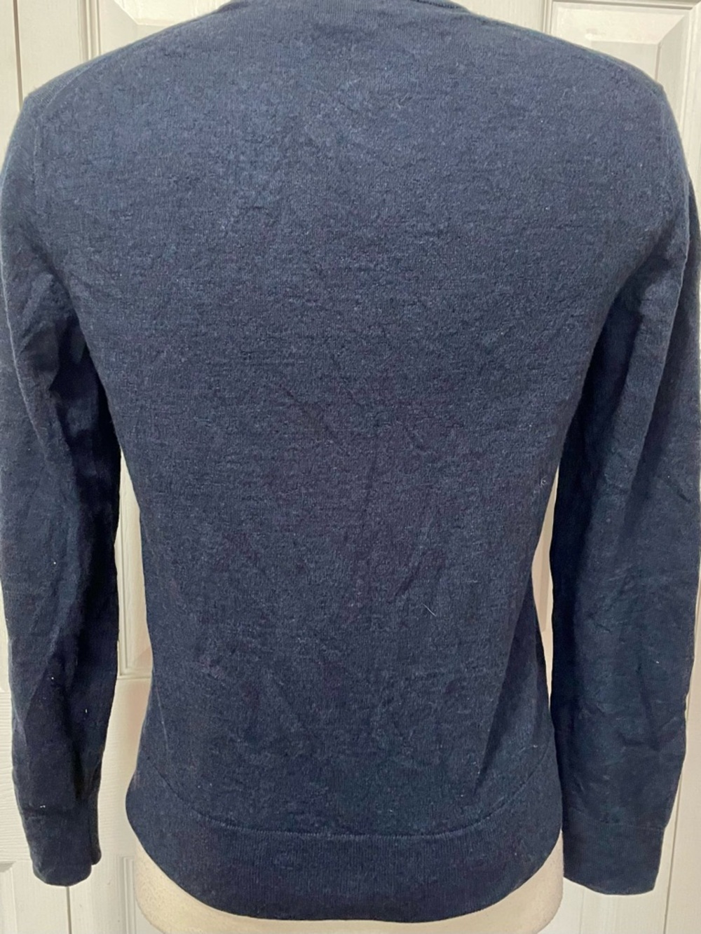 Banana Republic Men's Navy Crewneck Sweater 100% merino wool
